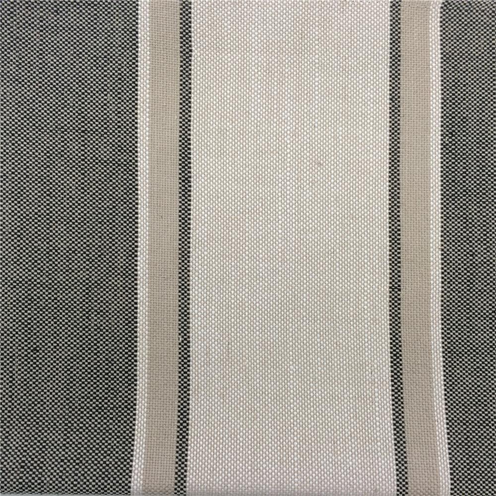 MJD Fabric CONTINENTAL-ASH, WOVEN/LINEN LOOK STRIPE